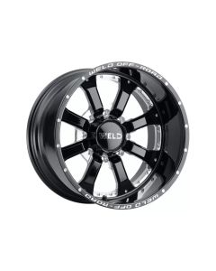 Weld Off-Road W125 20X10 Granada Eight 8X165.1 ET-18 BS4.75 Gloss Black MIL 125.1 - W12500082476