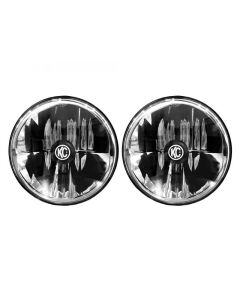 KC HiLiTES 97-06 Jeep TJ/Univ. 7in. Gravity LED H4 DOT Approved Replac. Headlight (Pair Pack System) - 42361
