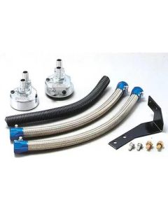 GReddy 89-94 Nissan Skyline GTR Oil Filter Reclocation Kit - 12024902