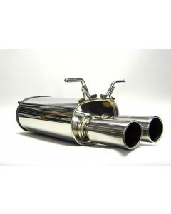 HKS 03 Infiniti G35 Hi-Power Axle Back Exhaust w/ Dual E1 Tips - 32008-BN001