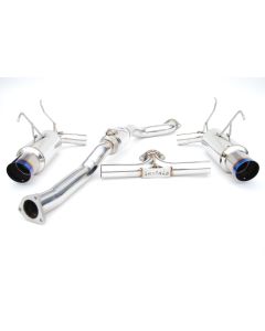 Invidia 00+ S2000 70mm Dual Titanium Tip Cat-back Exhaust - HS00HS1GTT