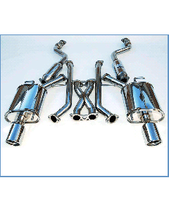 Invidia 07+ Infiniti G35/G37 Sedan 4dr Q300 Stainless Steel Tip Cat-back Exhaust - HS07IG4G3S