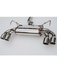 Invidia 08+ STi Hatch Dual Q300 Stainless Steel Tip Cat-back Exhaust - HS08STIG3S
