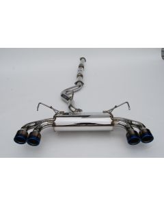 Invidia 08-11 STi Hatch / 11 WRX Hatch Dual Q300 Titanium Tip Cat-back Exhaust - HS08STIG3T