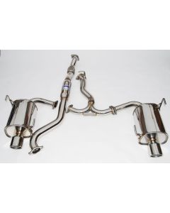 Invidia 08-09 WRX Sedan Q300 Dual Stainless Steel Tip Cat-back Exhaust - HS08SW4GT3