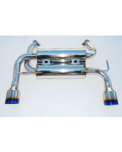 Invidia 09+ 370Z Gemini Single Layer Titanium Tip Cat-back Exhaust - HS09N7ZGIT