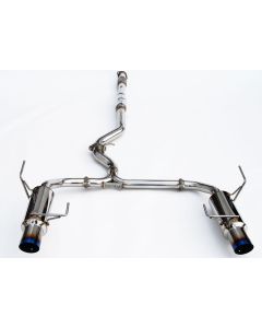 Invidia 10-12 Subaru Legacy GT Dual N1 Single Layer Titanium Tipped Cat-back Exhaust - HS10SL1GTT