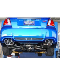 Invidia 11+ STI/WRX Sedan Only 76mm Q300 Stainless Steel Tip Cat-back Exhaust - HS11STIG3S
