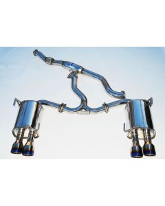 Invidia 11+ STI/WRX Sedan Only 76mm Q300 Titanium Tip Cat-back Exhaust - HS11STIG3T