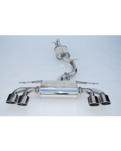 Invidia 14-17 VW Golf-R Q300 w/ Oval Stainless Steel Tips Cat-Back Exhaust - HS14GFRG3S