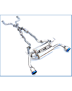 Invidia 14+ Infiniti Q50 Q300 w/ Single Layer Titanium Tips Cat-Back Exhaust - HS14IQ5GIT