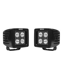 Westin LED Auxiliary Light 3.2in x 3.0in Spot w/5W Cree - Black - 09-12205A-PR
