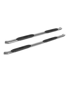 Westin Stainless PRO TRAXX 4 Oval Nerf Step Bars Chevrolet Silverado | GMC Sierra 1500 Crew Cab Non-LD 2019- WEST-21-24130
