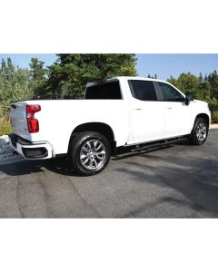 Westin Black PRO TRAXX 4 Oval Nerf Step Bars Chevrolet Silverado | GMC Sierra 1500 Crew Cab Non-LD 2019- WEST-21-24135