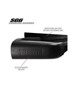 Westin SG6 Black Aluminum Running Boards 89.50 in - 27-64745