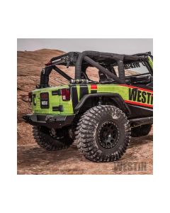Westin 07-18 Jeep Wrangler JK WJ2 Rear Bumper - Textured Black - 59-82005