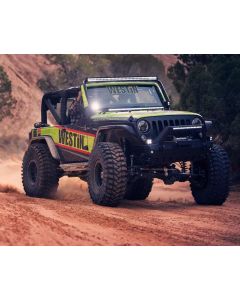 Westin/Snyper 07-17 Jeep Wrangler Tube Fenders - Front - Textured Black - 62-1005