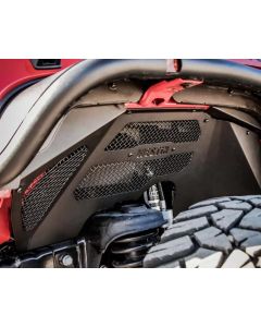 Westin 07-18 Jeep Wrangler JK Inner Fenders - Front - Textured Black - 62-11005