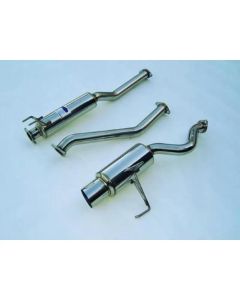 Invidia 02+ Honda Civic Si 3 Door (101mm tip) Cat- Back Exhaust - HS02HC3GTP