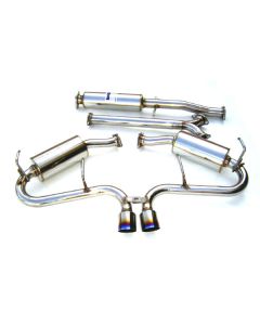 Invidia 03-04 Mini Cooper S 60mm (80mm tip) Titanium Tip Cat-back Exhaust *OVERSIZE SHIPPING* - HS03MCSGTT