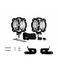KC HiLiTES 18-23 Jeep JL/JT/4xe 6in Apollo Pro Halogen 2-Light Sys Pillar Mount (100W Spot Beam) - 97113