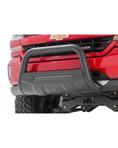 Rough Country Black Bull Bar w/Integrated Black Series 20" LED Light Bar Toyota Tacoma 2005-2015- ROUG-B-T4051