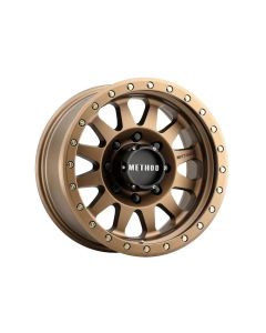 Method MR304 Double Standard 17x8.5 0mm Offset 8x6.5 130.81mm CB Method Bronze Wheel - MR30478580900
