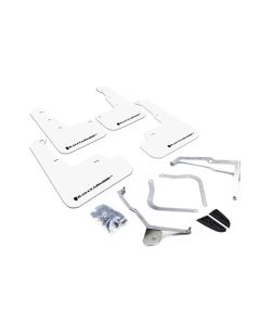 Rally Armor 15-22 Subaru WRX/STi Sedan White UR Mud Flap w/ Black Logo- RALL-MF32-UR-WH/BLK