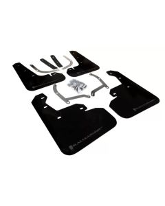 Rally Armor 2017+ Impreza Black UR Mud Flap w/ Grey Logo- RALL-MF45-UR-BLK/GRY