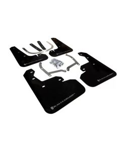 Rally Armor 2017+ Subaru Impreza Black UR Mud Flap w/ Silver Logo- RALL-MF45-UR-BLK/SIL