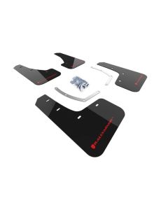 Rally Armor 18-25 Subaru Ascent Black UR Mud Flap w/Red Logo - MF49-UR-BLK/RD