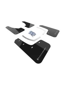 Rally Armor 18-25 Subaru Ascent Black UR Mud Flap w/Silver Logo - MF49-UR-BLK/SIL