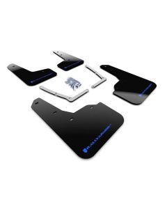 Rally Armor 16-21 Honda Civic Si Black UR Mud Flap w/Blue Logo - MF50-UR-BLK/BL
