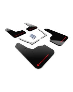 Rally Armor Black UR Mud Flap w/ Red Logo Honda Civic Si 16-20- RALL-MF50-UR-BLK/RD
