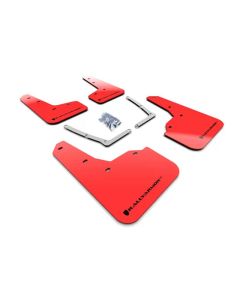 Rally Armor Red UR Mud Flap w/ Black Logo Honda Civic Si 16-20- RALL-MF50-UR-RD/BLK
