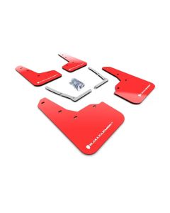 Red Rally Armor Mud Flap for Honda Civic Si 16-20
