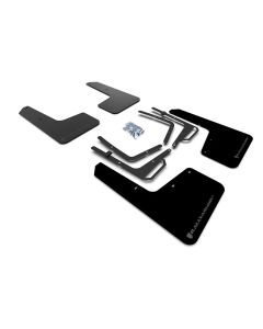 Rally Armor Black UR Mud Flap w/ Dark Grey Logo Ford Raptor 2017-2022- RALL-MF53-UR-BLK/DGRY