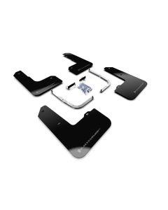 Rally Armor 19-22 Hyundai Veloster N Black UR Mud Flap w/ Grey Logo - MF57-UR-BLK/GRY
