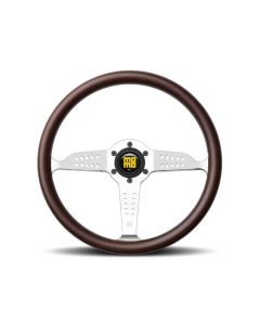 Momo Super Grand Prix Steering Wheel 350 mm - Mahogany Wood/Pol Spokes - GRA35WD0P