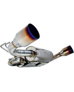 MXP 08-15 Mitsubishi Evolution 10 w/2 Section Pipes T304 SP Exhaust System w/Dual Exit - MXSPCZ4A
