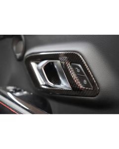 Revel GT Dry Carbon Inner Door Handle Cover 2020 Toyota GR Supra - 2 Pieces - 1TR4GT0AT03
