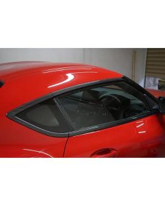 Revel GT Dry Carbon Door Window Moulding Cover Toyota GR Supra 2020-2023- REVE-1TR4GT0AT12