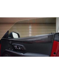 Revel GT Dry Carbon Door Trim Cover 2020 Toyota GR Supra - 2 Pieces - 1TR4GT0AT01