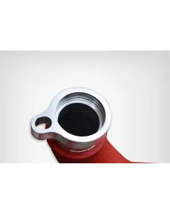 Injen 15-16 BMW M3(F80)/M4 (F82/83) 3.0L L6 Twin Turbo 2PC Aluminum Int. Charge Pipe - Wrinkle Red - SES1116ICPWR