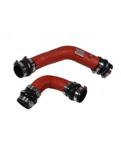 Injen 17-19 Honda Civic Type-R Aluminum Intercooler Piping Kit - Wrinkle Red - SES1582ICPWR