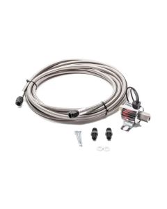 Snow Performance Braided SS Line Trunk Mount Upgrade (4AN SS Braided Line Systems) - SNO-40012-BRD