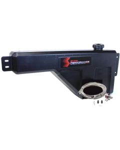 Snow Performance Water Tank Upgrade 10gal (w/Braided SS Line/Brackets/Solenoid/4AN Fittings) - SNO-40015-BRD