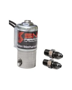 Snow Performance Hi-Flow Water Solenoid Upgd. 4AN Fittings (Systems w/ 4AN SS Braid Line) - SNO-40060-BRD