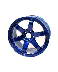 Volk Racing TE37 SL Wheel 19x10.5 5x120 22mm Hyper Blue