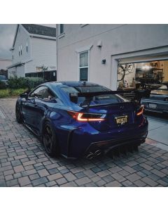 Voltex Type 2 1600mm Carbon Fiber GT Wing - Lexus RC-F RC350 2015-2024